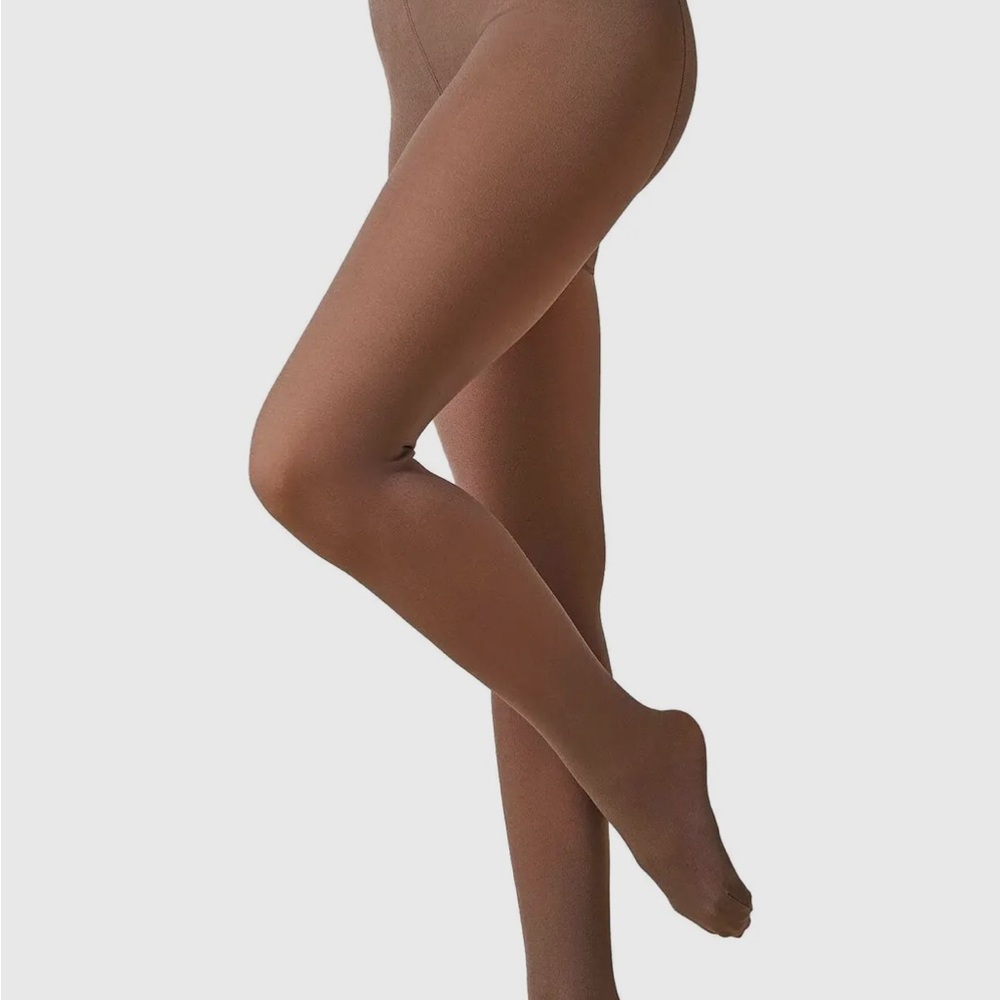 Nude fleece pantyhose